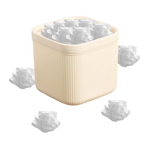 YYDSWTW Schreibtischmüll kann Mini -Mülleimer -Kunststoff -Mülleimer mit Deckentisch -Top -Müll können Without lid von YYDSWTW