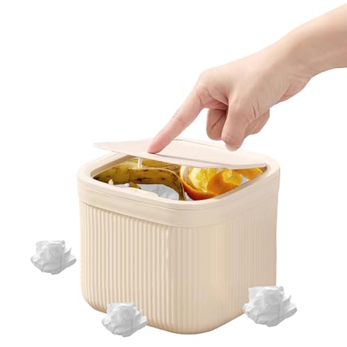 YYDSWTW Schreibtischmüll kann Mini -Mülleimer Plastikmüll können leicht zu reinigen With lid YYDSWTW Schreibtischmüll kann Mini -Mülleimer Plastikmüll können leicht zu reinigen With lid von YYDSWTW