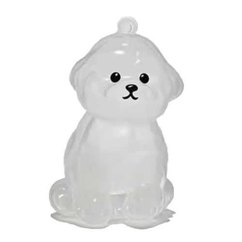 YYDSWTW Souvenir Keyring Hundehaarschlüsselkäse Transparentes Behälter 1 Pack tragbare Hänge -Charmform für Eigentümer Pet Memorial D von YYDSWTW