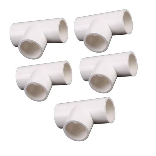 YYDSWTW Tee-Stecker 3-Wege PVC-Anpassung für Gartenbewässerung und Wasserversorgung Stabiler T-förmiger Kopplung weiß 20mm YYDSWTW Tee-Stecker 3-Wege PVC-Anpassung für Gartenbewässerung und Wasserversorgung Stabiler T-förmiger Kopplung weiß 20mm von YYDSWTW