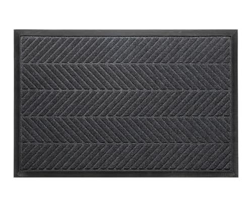 YYDSWTW Türmatten Fußmatte absorbierende Wasserabsorption wasserdichte kommerzielle Eingangsmatte für Büro grau. 90 * 150cm von YYDSWTW