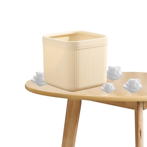 YYDSWTW Wastebasket Small Mülleimer Square Müll kann leicht tragbar für kleine Abfälle sind Without lid von YYDSWTW