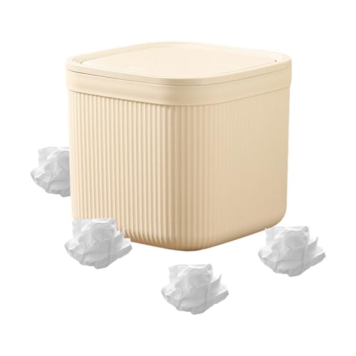 YYDSWTW Wastrohr -Mini -Mülleimer -Hygiene -Deckel mit Druckringen Entwurfsstudie Müll kann With lid von YYDSWTW