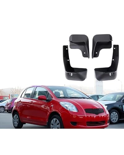 YYGGWL Auto-Schmutzf?nger Für Toyotaes Für Yaris Vitz XP90 2006 2007 2008 2009 2011 Auto-Kotflügelverkleidung Spritzlappen Schmutzfänger Schmutzfänger Schutzzubehör Schlammklappen von YYGGWL