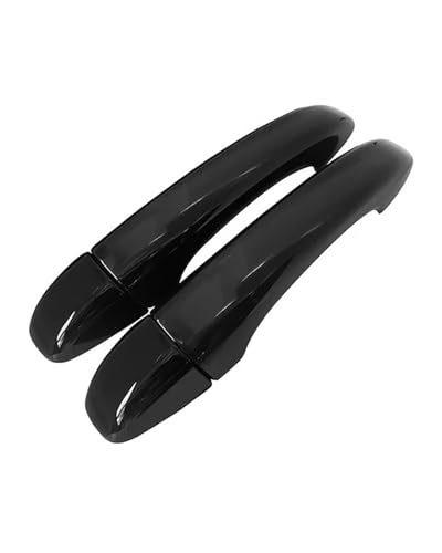 Scratch Protection Kompatibel Mit Dacia Jogger 2021-2024 Türgriffverkleidung Lochlos Kratzschutzfolie Für Türschalen-Tuning Türgriffabdeckung(2 doors bright black) von YYGGWL
