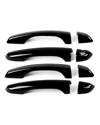 YYGGWL Scratch Protection Für Hyundai Verna Solaris 2018-2022 Einloch Türgriff & Kratzfester Türschalenzuggriff Schutzset Türgriffabdeckung(Bright black) von YYGGWL