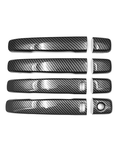 YYGGWL Scratch Protection Für Infiniti G25 G37 G35 Q40 2008-2014 Zweifach Intelligente Türgriffverkleidung mit Einzelloch für Türschalen-Modifikation Türgriffabdeckung(Carbonfaser-Muster) von YYGGWL