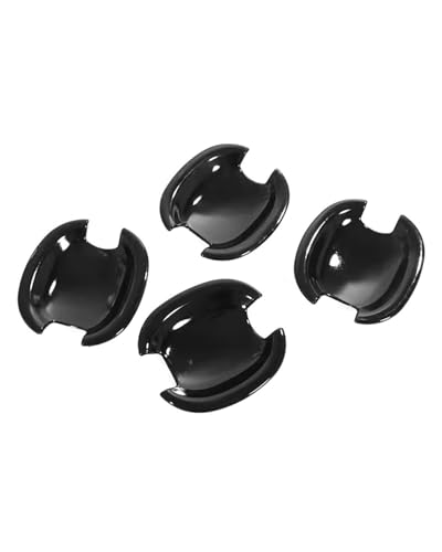 YYGGWL Scratch Protection Für Jetta Bora A6 2012-2017 Lochloser Türgriff & Kratzfester Türschalenzuggriff Schutzset Türgriffabdeckung(Door bowl bright black) von YYGGWL