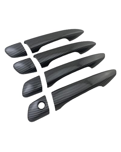 YYGGWL Scratch Protection Für Lexus CT200h A10 2011-2017 Linkslenker Einloch Türgriff Mit Schalenzieher Dekorations-Zubehörset Türgriffabdeckung(Carbonfaser-Muster) von YYGGWL