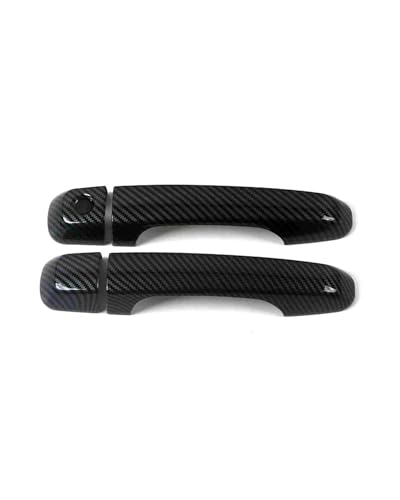 YYGGWL Scratch Protection Für Lexus LX570 J200 2007-2022 Türgriffverkleidung Mit Einzelloch Kratzschutzfolie Für Türschalen-Modifikation Türgriffabdeckung(2 doors carbon fiber pattern) von YYGGWL