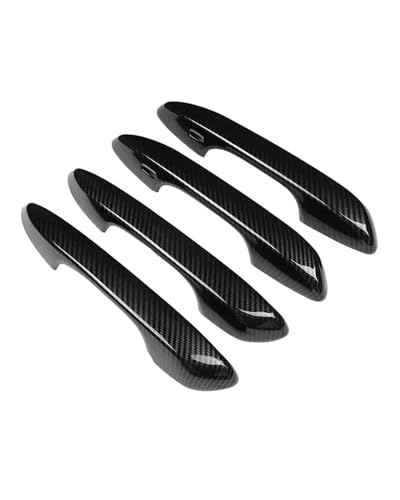 YYGGWL Scratch Protection Für Lexus UX200 UX250h UX300e UX300h 2018-2022 Lochloser 4-Smart Türgriff Türgriffabdeckung(Carbonfaser-Muster) von YYGGWL