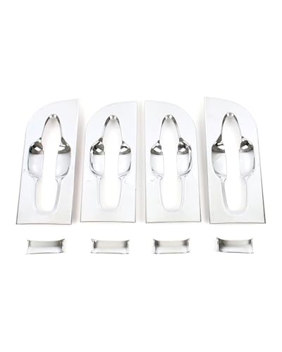 YYGGWL Scratch Protection Für Toyota Alphard40 Baureihe 2024 Einloch Türgriff & Dekorative Türschalenzuggriff Zubehörset Türgriffabdeckung(Gate bowl plating) von YYGGWL