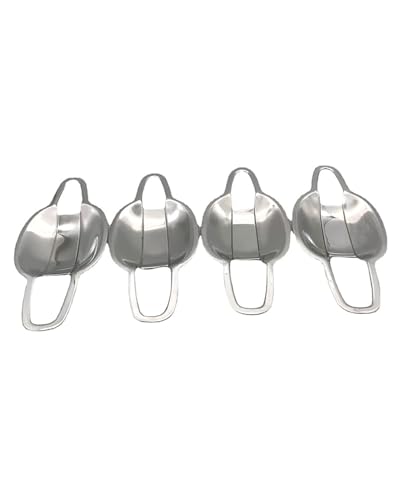 YYGGWL Scratch Protection Für Toyota Previa XR50 2007-2019 1-fach Intelligente Türgriffschutzfolie Türgriffabdeckung(Door bowl silver titanium) von YYGGWL