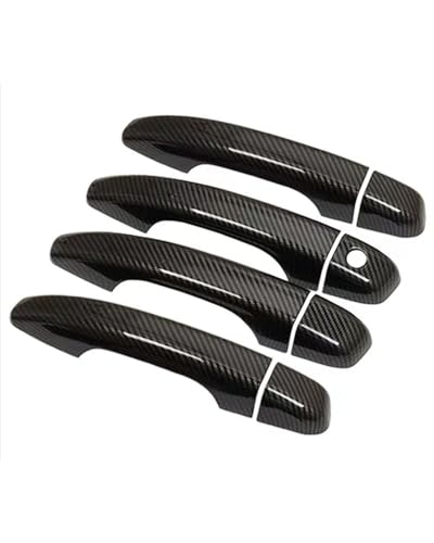 YYGGWL Scratch Protection Kompatibel Mit Accord 10. Generation 2018-2022 Türschalenverkleidung Mit Einzelloch Kratzschutzfolie Für Türgriff Türgriffabdeckung(Carbonfaser-Muster) von YYGGWL