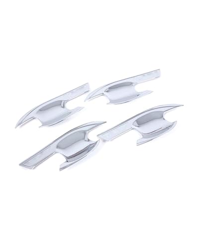YYGGWL Scratch Protection Kompatibel Mit Accord 2018-2022 Türgriff Zierrahmen Außendekorationsabdeckung Für Griffschalenschutz Türgriffabdeckung(Door bowl-silver-silver label) von YYGGWL