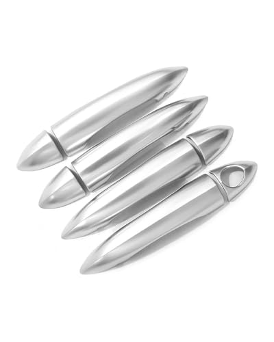YYGGWL Scratch Protection Kompatibel Mit Alfa Romeo Giulia 2017-2020 Türgriffabdeckung Einloch Kratzfest Türschalen-Schutz Türgriffabdeckung(Matte silver) von YYGGWL