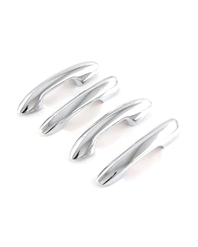 YYGGWL Scratch Protection Kompatibel Mit Benz C-Klasse 2022 Türgriff Zierrahmen Außendekorationsabdeckung Für Griffschale Türgriffabdeckung(Handle silver) von YYGGWL