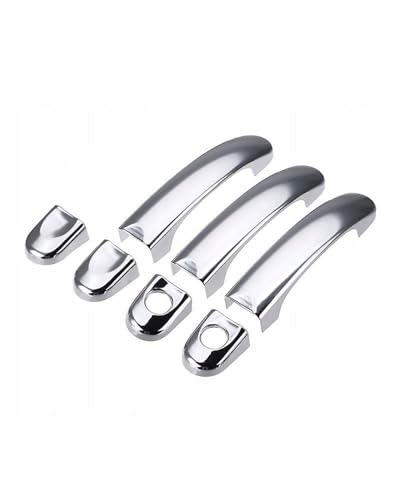 YYGGWL Scratch Protection Kompatibel Mit Caddy T5 T6 Türgriffleiste Transport Kratzschutz Schutzfolie Türgriffabdeckung(3 doors-double hole plating) von YYGGWL