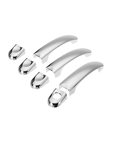 YYGGWL Scratch Protection Kompatibel Mit Caddy T5 T6 Türgriffleiste Transport Kratzschutz Schutzfolie Türgriffabdeckung(3 doors-single hole plating) von YYGGWL