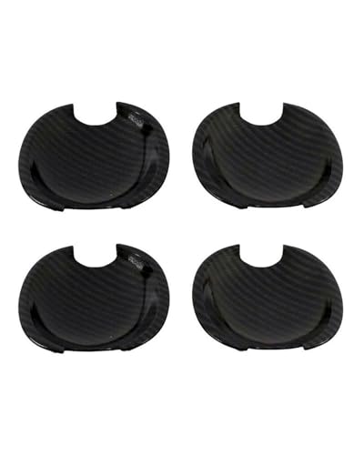 YYGGWL Scratch Protection Kompatibel Mit Caddy T5 T6 Türgriffleiste Transport Kratzschutz Schutzfolie Türgriffabdeckung(Carbon fiber door bowl*4) von YYGGWL