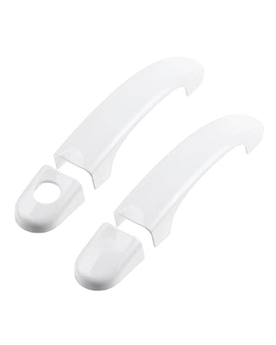 YYGGWL Scratch Protection Kompatibel Mit Caravelle Transporter T5 T6 2003-2019 Türschale Einloch Griffleiste Türgriffabdeckung(2 doors-white) von YYGGWL