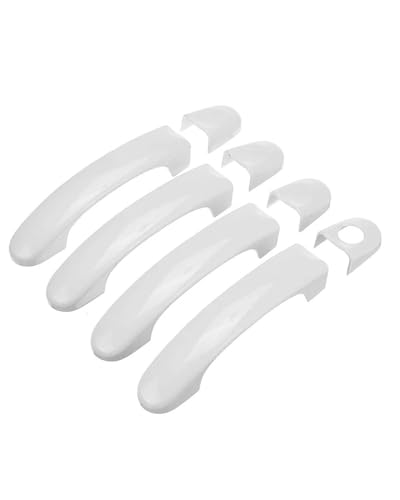 YYGGWL Scratch Protection Kompatibel Mit Caravelle Transporter T5 T6 2003-2019 Türschale Einloch Griffleiste Türgriffabdeckung(Weiß) von YYGGWL