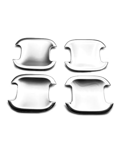 YYGGWL Scratch Protection Kompatibel Mit Ford Bronco Sport 2021-2024 Türgriffleiste 1 Loch Kratzschutz Zubehör Türgriffabdeckung(Door bowl bright black) von YYGGWL