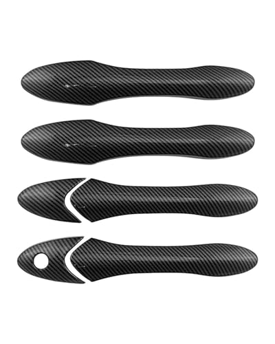 YYGGWL Scratch Protection Kompatibel Mit Freed GB3 GB4 GP3 2008-2016 Einloch Türgriff Mit Schalenzieher Dekorations-Zubehörset Türgriffabdeckung(Carbonfaser-Muster) von YYGGWL