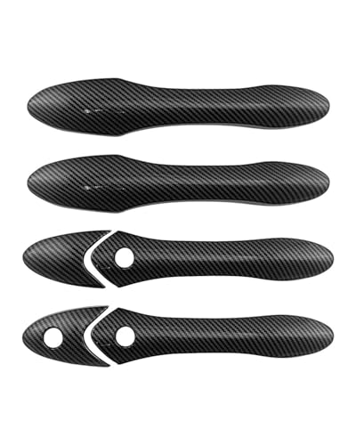 YYGGWL Scratch Protection Kompatibel Mit Freed GB3 GB4 GP3 2008-2016 Einloch Türgriff Mit Schalenzieher Dekorations-Zubehörset Türgriffabdeckung(Dual smart carbon fiber pattern) von YYGGWL