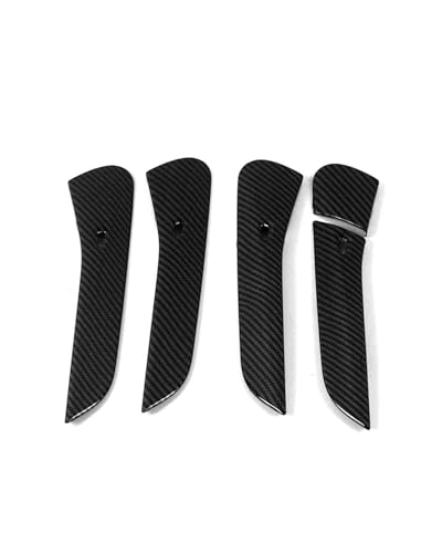 YYGGWL Scratch Protection Kompatibel Mit ID.4X ID.4CROZZ 2021 Türgriffverkleidung Kratzschutzfolie Für Türschalen-Upgrade Türgriffabdeckung(Carbonfaser-Muster) von YYGGWL