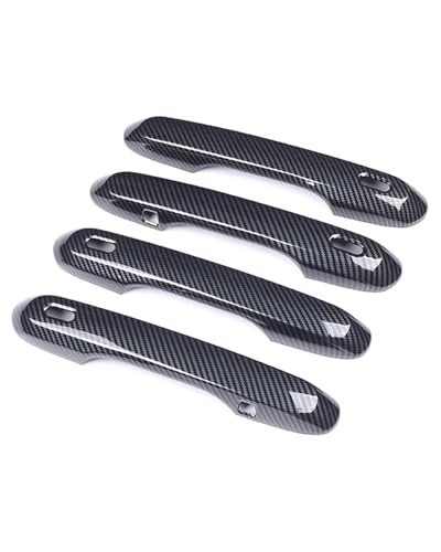 YYGGWL Scratch Protection Kompatibel Mit Lexus LBX 2023-2024 Türgriff Mit Dekorativen Leuchtleisten Und Schalenzieher Kratzschutz-Set Türgriffabdeckung(Carbonfaser-Muster) von YYGGWL
