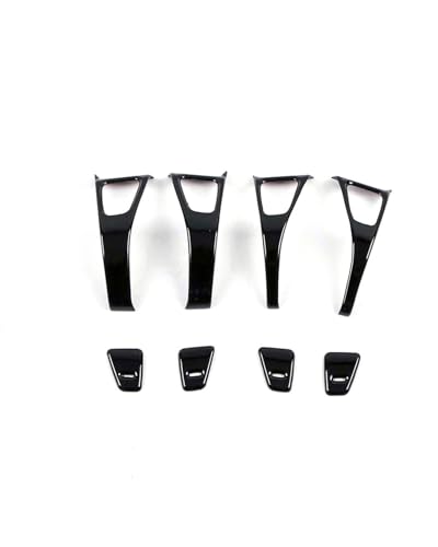 YYGGWL Scratch Protection Kompatibel Mit Model 3/Y 2019-2023 Türgriff Kratzschutzfolie Carbonfaser-Optik Außenaccessoires Türgriffabdeckung(19-23 door bowl bright black) von YYGGWL