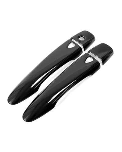 YYGGWL Scratch Protection Kompatibel Mit Navara D23 2015-2021 Einloch Doppeltes Intelligentes Türgriffabdeckung Kratzfest Türschalen-Schutz Türgriffabdeckung(2 doors bright black) von YYGGWL