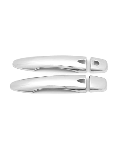 YYGGWL Scratch Protection Kompatibel Mit Navara D23 2015-2021 Einloch Doppeltes Intelligentes Türgriffabdeckung Kratzfest Türschalen-Schutz Türgriffabdeckung(2 doors electroplated) von YYGGWL