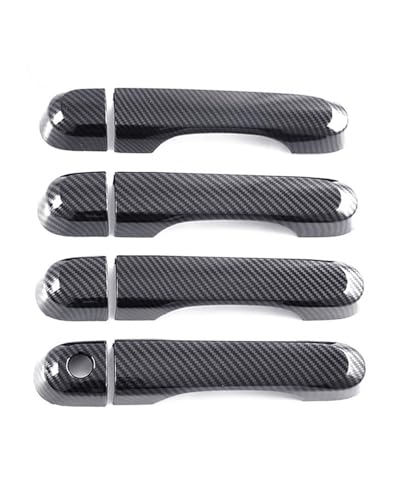 YYGGWL Scratch Protection Kompatibel Mit Renegade BU 2015-2022 Türgriffverkleidung Mit Einzelloch Und Schalenkratzschutz Für Zubehörmodifikation Türgriffabdeckung(Carbonfaser-Muster) von YYGGWL