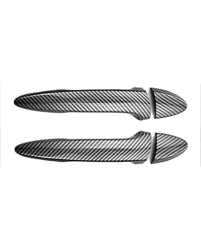 YYGGWL Scratch Protection Kompatibel mit Lexus ES240 ES350 XV40 2006-2012 Lochloser Türgriff mit Schalenzieher Zubehörset Türgriffabdeckung(2 doors carbon fiber pattern) von YYGGWL