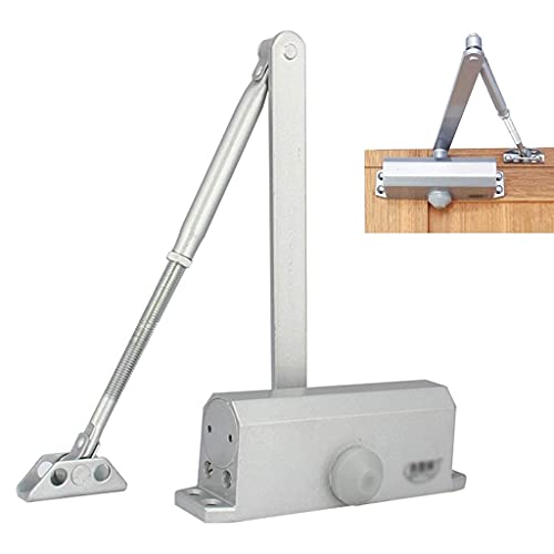 Automatischer Türschließer, Feuer-Türschließer, hydraulischer Türschließer für den privaten und gewerblichen Gebrauch mit Armverstellvorlage (Größe: groß) (klein) von YYGHF