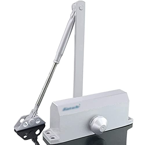 Automatischer Türschließer mit offener Feder, hydraulischer Türschließer, Gehäuse aus Aluminiumlegierung, für den privaten und gewerblichen Gebrauch, für Türen von 45 bis 60 kg von YYGHF