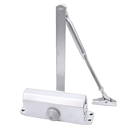 Türschließer mit hydraulischer Feder, sanfter Verschluss mit automatischem verstellbarem Arm, für gewerbliche und häusliche Türen, Gewicht von 25-45 kg (Farbe : Keine Positionierung, Größe : Klein) Türschließer mit hydraulischer Feder, sanfter Verschluss mit automatischem verstellbarem Arm, für gewerbliche und häusliche Türen, Gewicht von 25-45 kg (Farbe : Keine Positionierung, Größe : Klein) von YYGHF