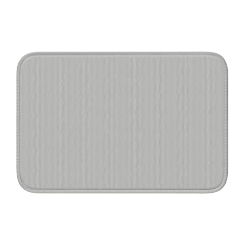 Bodenmatte mit Schlosskante, 40 x 60 YYHHAOFA silberfarben, Kerzenleuchter-Muster für WC, Schminktisch, Ferienhaus, Hauptbadezimmer, Kinderzimmer und Gäste-Suite von YYHHAOFA