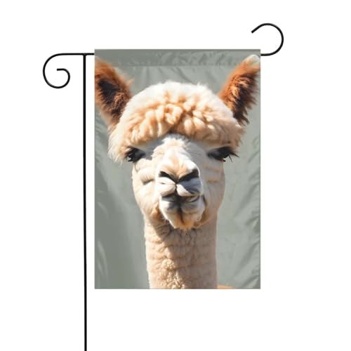 YYHHAOFA Alpaka-Avatar-Gartenflaggenmast für den Außenbereich, doppelseitig, 30,5 x 45,7 cm von YYHHAOFA