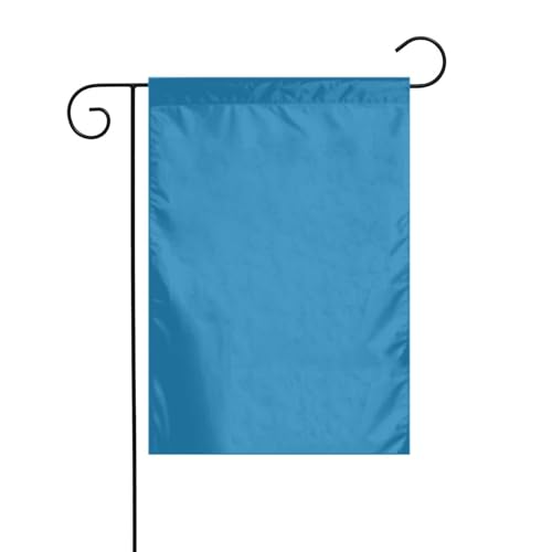 YYHHAOFA Gartenflaggenmast mit saphirblauem Druck, doppelseitig, 30,5 x 45,7 cm von YYHHAOFA