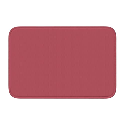 YYHHAOFA Hellrosa bedruckte rutschfeste und verdickte Bodenmatte, geeignet für Badezimmer, Schlafzimmer, waschbare Teppich-Fußmatten, 40,6 x 61 cm YYHHAOFA Hellrosa bedruckte rutschfeste und verdickte Bodenmatte, geeignet für Badezimmer, Schlafzimmer, waschbare Teppich-Fußmatten, 40,6 x 61 cm von YYHHAOFA