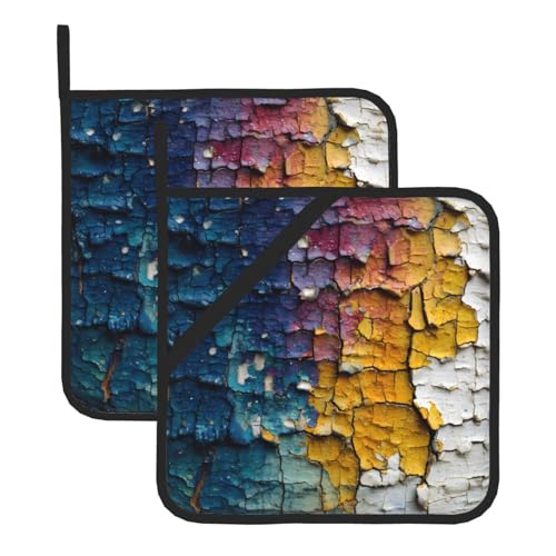 YYHHAOFA Quadratische Topfmatte mit Craquelé-Muster, zweiteilig, isoliert, verdickt, wasserdicht, leicht zu reinigen YYHHAOFA Quadratische Topfmatte mit Craquelé-Muster, zweiteilig, isoliert, verdickt, wasserdicht, leicht zu reinigen von YYHHAOFA