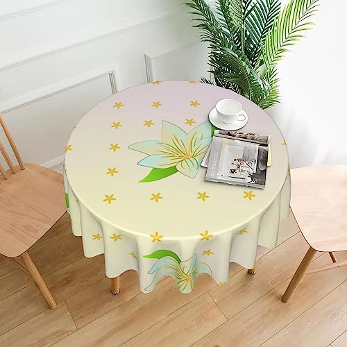 YYHHAOFA Tischdecke – waschbar und wiederverwendbar, perfekt als Schutz und Dekoration für den Esstisch, 152,4 cm. Blühender Narzissen-Druck YYHHAOFA Tischdecke – waschbar und wiederverwendbar, perfekt als Schutz und Dekoration für den Esstisch, 152,4 cm. Blühender Narzissen-Druck von YYHHAOFA