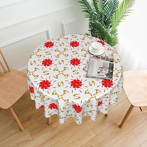 YYHHAOFA Tischdecke – waschbar und wiederverwendbar, perfekt als Schutz und Dekoration für den Esstisch, 152,4 cm. Drehknödel-Druck YYHHAOFA Tischdecke – waschbar und wiederverwendbar, perfekt als Schutz und Dekoration für den Esstisch, 152,4 cm. Drehknödel-Druck von YYHHAOFA