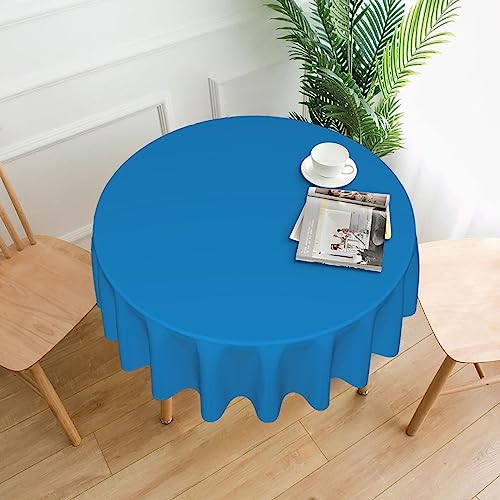 YYHHAOFA Tischdecke – waschbar und wiederverwendbar, perfekt als Schutz und Dekoration für den Esstisch, 152,4 cm. Einfarbiger blauer Druck YYHHAOFA Tischdecke – waschbar und wiederverwendbar, perfekt als Schutz und Dekoration für den Esstisch, 152,4 cm. Einfarbiger blauer Druck von YYHHAOFA