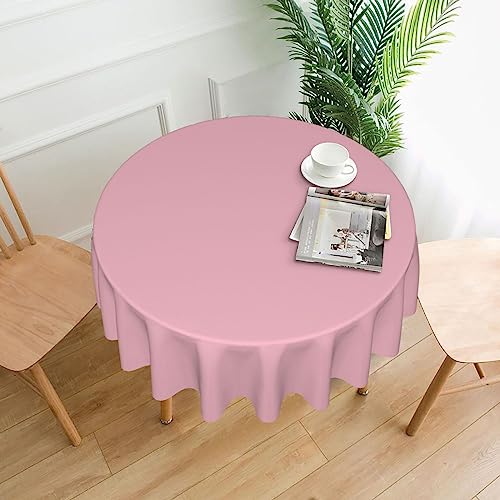 YYHHAOFA Tischdecke – waschbar und wiederverwendbar, perfekt als Schutz und Dekoration für den Esstisch, 152,4 cm. Einfarbiger rosa Druck YYHHAOFA Tischdecke – waschbar und wiederverwendbar, perfekt als Schutz und Dekoration für den Esstisch, 152,4 cm. Einfarbiger rosa Druck von YYHHAOFA