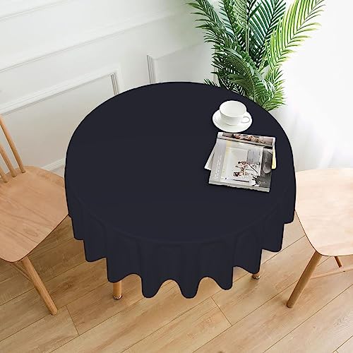 YYHHAOFA Tischdecke – waschbar und wiederverwendbar, perfekt als Schutz und Dekoration für den Esstisch, 152,4 cm. Einfarbiger schwarzer Druck YYHHAOFA Tischdecke – waschbar und wiederverwendbar, perfekt als Schutz und Dekoration für den Esstisch, 152,4 cm. Einfarbiger schwarzer Druck von YYHHAOFA