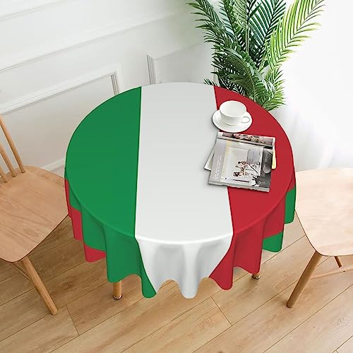 YYHHAOFA Tischdecke – waschbar und wiederverwendbar, perfekt als Schutz und Dekoration für den Esstisch, 152,4 cm. Italien-Flaggen-Druck YYHHAOFA Tischdecke – waschbar und wiederverwendbar, perfekt als Schutz und Dekoration für den Esstisch, 152,4 cm. Italien-Flaggen-Druck von YYHHAOFA